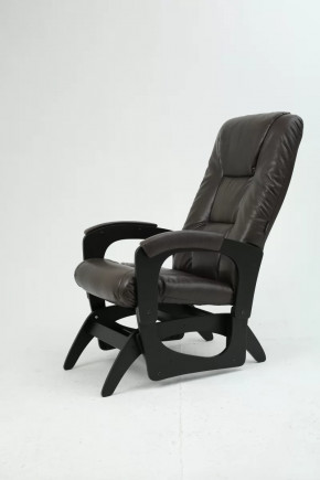 Кресло маятниковое Леон экокожа венге в Челябинске - chelyabinsk.mebel-tymen.ru | фото