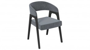 Кресло «Техас 1» Черное дерево, тк. №219 Велюр Jercy graphite в Челябинске - chelyabinsk.mebel-tymen.ru | фото