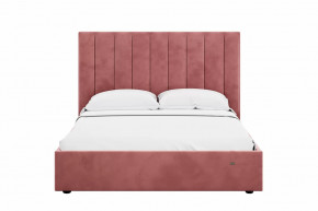 Кровать 1600 Ингрид 312 Велюр Ультра коралл в Челябинске - chelyabinsk.mebel-tymen.ru | фото