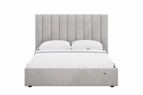 Кровать 1600 Ингрид 312 Велюр Ультра Смог в Челябинске - chelyabinsk.mebel-tymen.ru | фото