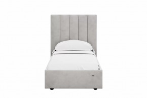 Кровать 900 Ингрид 312 Велюр Ультра Смог в Челябинске - chelyabinsk.mebel-tymen.ru | фото