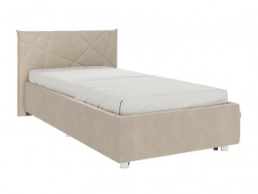 Кровать (каркас) Бест 90х200 см капучино (велюр) в Челябинске - chelyabinsk.mebel-tymen.ru | фото