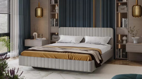 Кровать без ПМ «Шелли» Тип 1 (без подъемного механизма) Велюр Confetti Silver в Челябинске - chelyabinsk.mebel-tymen.ru | фото