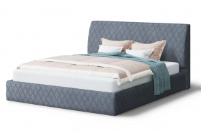 Кровать Хилтон, 2000*1200 мм, серый в Челябинске - chelyabinsk.mebel-tymen.ru | фото