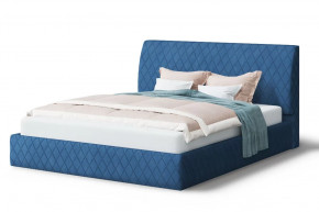 Кровать Хилтон, 2000*1600 мм, синий в Челябинске - chelyabinsk.mebel-tymen.ru | фото