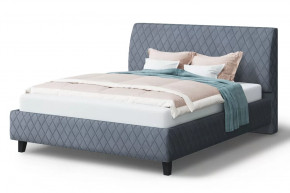 Кровать Хилтон, 2000*1800 мм, серый в Челябинске - chelyabinsk.mebel-tymen.ru | фото