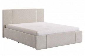 Кровать (каркас) Хлоя 160х200 см крем (велюр) в Челябинске - chelyabinsk.mebel-tymen.ru | фото