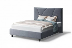 Кровать Ингрид, 1800*2000 мм, на опорах, серый в Челябинске - chelyabinsk.mebel-tymen.ru | фото