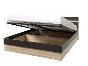 Кровать Ким с ПМ 1400 Графит софт, сонома в Челябинске - chelyabinsk.mebel-tymen.ru | фото