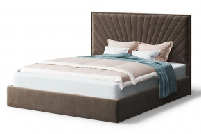 Кровать Леона, 2000*1200 мм, коричневый в Челябинске - chelyabinsk.mebel-tymen.ru | фото