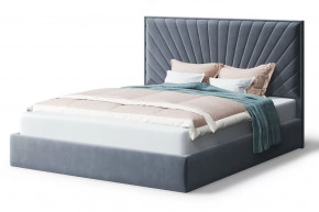 Кровать Леона, 2000*1200 мм, серый в Челябинске - chelyabinsk.mebel-tymen.ru | фото