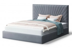 Кровать Леона, 2000*1200 мм, серый в Челябинске - chelyabinsk.mebel-tymen.ru | фото