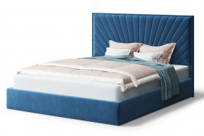 Кровать Леона, 2000*1200 мм, синий в Челябинске - chelyabinsk.mebel-tymen.ru | фото