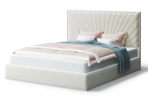 Кровать Леона, 2000*1800 мм, серо-белый в Челябинске - chelyabinsk.mebel-tymen.ru | фото