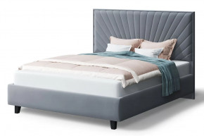 Кровать Леона, 2000*1800 мм, серый в Челябинске - chelyabinsk.mebel-tymen.ru | фото