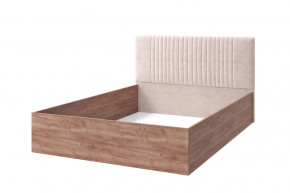 Кровать Тоскана, 1600*2000 мм, дуб табачный, ткань Модус 02 в Челябинске - chelyabinsk.mebel-tymen.ru | фото