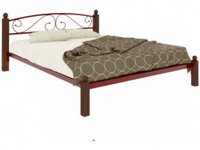 Кровать Вероника Lux красная в Челябинске - chelyabinsk.mebel-tymen.ru | фото