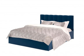 Кровать Элен 1400*2000 мм, велюр NEO 27, синий в Челябинске - chelyabinsk.mebel-tymen.ru | фото