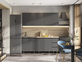 Кухня Челси 2,0м Графит/Графит в Челябинске - chelyabinsk.mebel-tymen.ru | фото