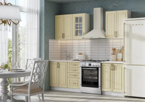Кухня Лондон 1,6 м, белый/дуб крем в Челябинске - chelyabinsk.mebel-tymen.ru | фото