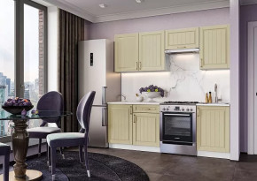 Кухня Лондон 2,1 м, белый/дуб крем в Челябинске - chelyabinsk.mebel-tymen.ru | фото