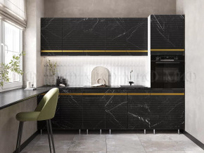 Кухня Милена 2,6м (Мрамор Блэк софт (Антарес)) в Челябинске - chelyabinsk.mebel-tymen.ru | фото