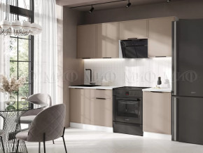 Кухня Николь 2,1м (Холст латте) в Челябинске - chelyabinsk.mebel-tymen.ru | фото