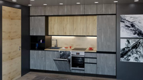 Кухонный гарнитур Адажио люкс 3000 мм в Челябинске - chelyabinsk.mebel-tymen.ru | фото