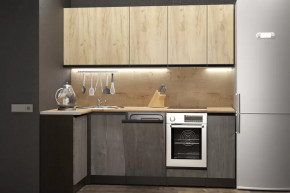 Кухонный гарнитур Адажио прайм 400 1100х2000 мм в Челябинске - chelyabinsk.mebel-tymen.ru | фото