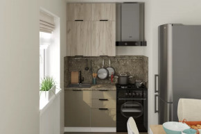 Кухонный гарнитур Альба мини 1000 мм в Челябинске - chelyabinsk.mebel-tymen.ru | фото