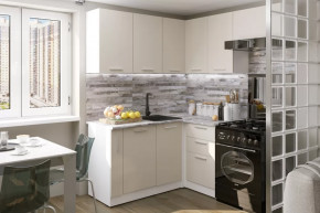 Кухонный гарнитур Дюна мега прайм 1600х1700 мм в Челябинске - chelyabinsk.mebel-tymen.ru | фото