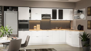 Кухонный гарнитур «Габриэлла» №2 Белый/Сноу в Челябинске - chelyabinsk.mebel-tymen.ru | фото