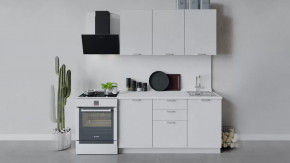 Кухонный гарнитур «Гранита» длиной 150 см в Челябинске - chelyabinsk.mebel-tymen.ru | фото