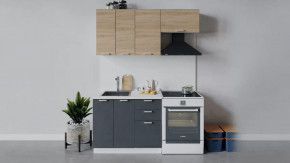 Кухонный гарнитур «Гранита» длиной 160 см в Челябинске - chelyabinsk.mebel-tymen.ru | фото