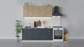 Кухонный гарнитур «Гранита» длиной 180 см в Челябинске - chelyabinsk.mebel-tymen.ru | фото