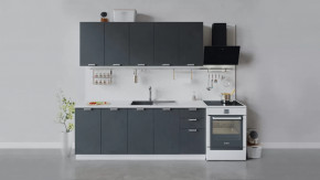 Кухонный гарнитур «Гранита» длиной 200 см в Челябинске - chelyabinsk.mebel-tymen.ru | фото