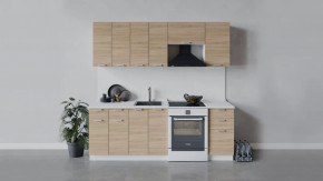 Кухонный гарнитур «Гранита» длиной 220 см в Челябинске - chelyabinsk.mebel-tymen.ru | фото