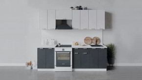 Кухонный гарнитур «Гранита» длиной 240 см в Челябинске - chelyabinsk.mebel-tymen.ru | фото