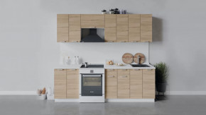 Кухонный гарнитур «Гранита» длиной 240 см в Челябинске - chelyabinsk.mebel-tymen.ru | фото