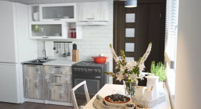 Кухонный гарнитур Инна экстра 1700 мм в Челябинске - chelyabinsk.mebel-tymen.ru | фото