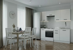 Кухонный гарнитур Жемчуг-2000 столешница 38 мм в Челябинске - chelyabinsk.mebel-tymen.ru | фото