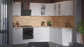 Кухонный гарнитур «Кимберли» №6 Белый, Сноу в Челябинске - chelyabinsk.mebel-tymen.ru | фото