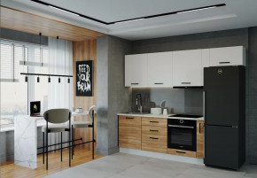 Кухонный гарнитур Лада-2550 столешница 26 мм в Челябинске - chelyabinsk.mebel-tymen.ru | фото