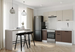 Кухонный гарнитур Латте-2000 столешница 26 мм в Челябинске - chelyabinsk.mebel-tymen.ru | фото