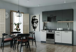 Кухонный гарнитур Лофт-2000 столешница 38 мм в Челябинске - chelyabinsk.mebel-tymen.ru | фото