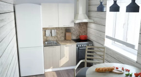 Кухонный гарнитур Ольга мини 1 1000 мм в Челябинске - chelyabinsk.mebel-tymen.ru | фото