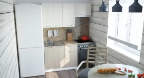 Кухонный гарнитур Ольга нормал 2 1500 мм в Челябинске - chelyabinsk.mebel-tymen.ru | фото