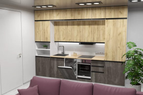 Кухонный гарнитур Сапфир экстра 3000 мм в Челябинске - chelyabinsk.mebel-tymen.ru | фото