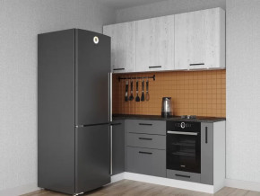 Кухонный гарнитур угловой Санторини-1000х1800 МДФ столешница 38 мм в Челябинске - chelyabinsk.mebel-tymen.ru | фото