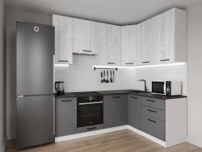 Кухонный гарнитур угловой Санторини-2200х1600 МДФ столешница 26 мм в Челябинске - chelyabinsk.mebel-tymen.ru | фото